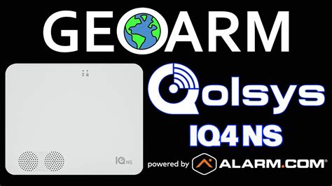 Geoarm Qolsys Iq Ns Intro Youtube