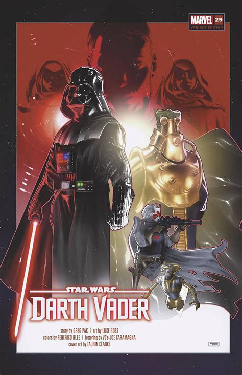 Star Wars Darth Vader 29 Cover B Variant Taurin Clarke Revelations Cover