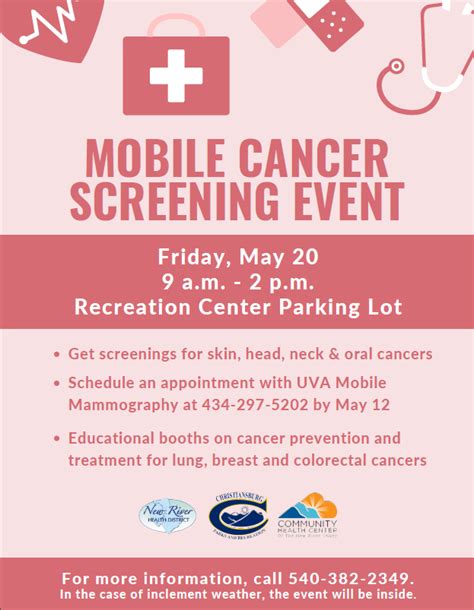 Mobile Cancer Screening Event Community Outreach And Engagement