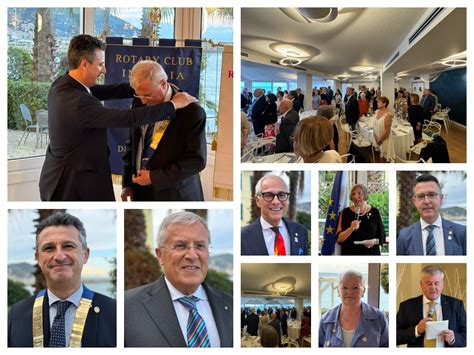 Imperia Passaggio Di Consegne Al Rotary Club Luigi Mattioli Cede La