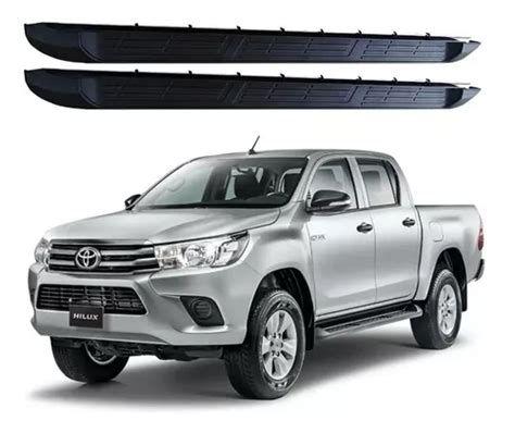 Estribos Original Toyota Hilux Negro Plastico En Venta En