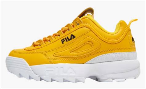 Yellow Fila Disruptor Hd Png Download Kindpng