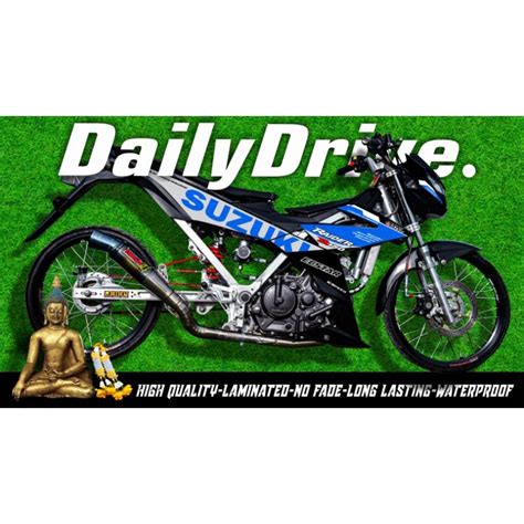 Suzuki Raider Fi Ecstar Stock Size Decal Shopee Philippines