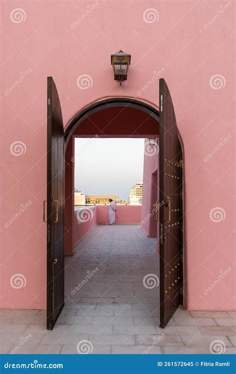 The Colorful Mina District At Old Doha Port In Qatar Editorial Image