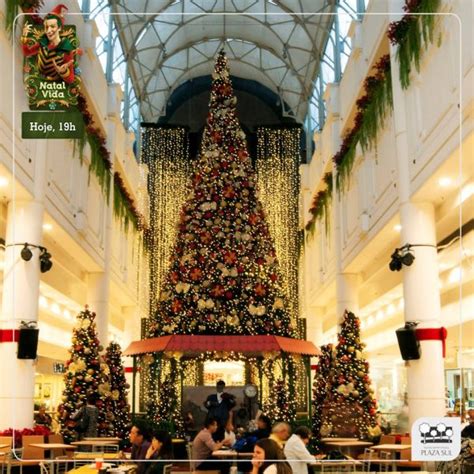 Shopping Plaza Sul tem shows ateliê do Papai Noel games chuva de