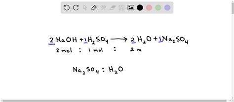 SOLVED In The Equation Below What Is The Mole Ratio Between Na2SO4 And