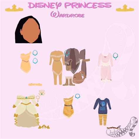 Disney Princess Wardrobe Pocahontas Sneak Peek By Cheshirescalliart