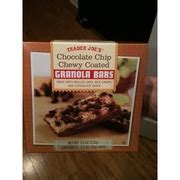 Trader Joe's Chocolate Chip Chewy Coated Granola Bars: Calories ...