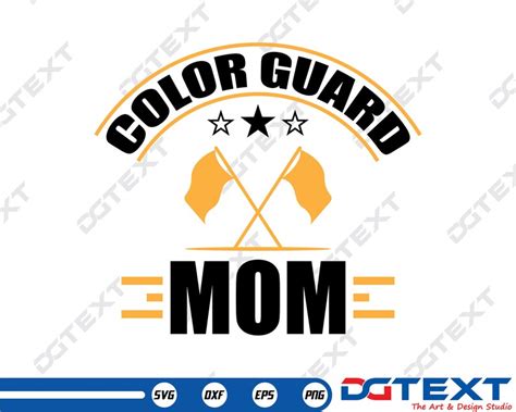 Color Guard Mom Svg Marching Band Svg Vector Silhouette Etsy