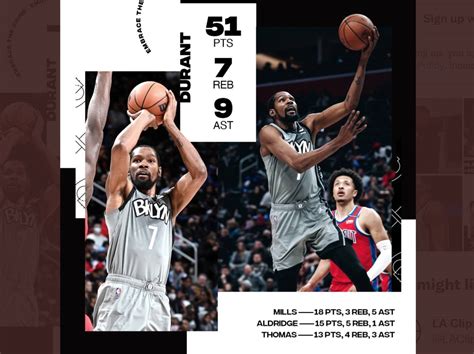 Nba／杜蘭特對活塞51分 刷新聯盟本季新高 中廣新聞網 Line Today