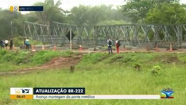 Bom Dia Mirante Obra Da Ponte Met Lica T M Avan Os Na Br Em Santa