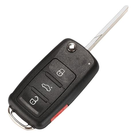 Buttons Folding Key Case Abs Car Key Remote Key For Vw Caddy Eos Golf