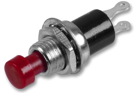 Miniature Push Button Switch Red Latching Pro Power Cpc