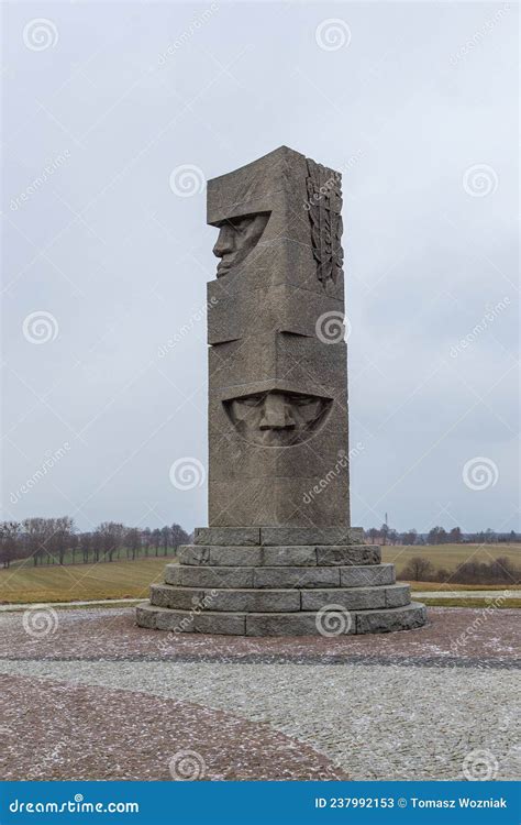 Grunwald Monument On The Battlefield Poland Editorial Stock Photo