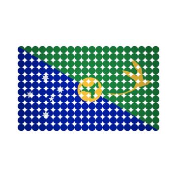 Christmas Islands Flag Vector Christmas Islands Flag Christmas