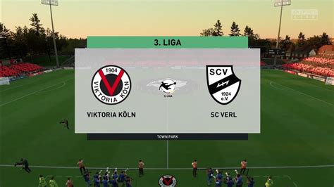 FIFA 23 Viktoria Köln vs SC Verl 3 Liga Gameplay YouTube