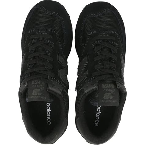 New Balance 574 Black Suede - Awesome Shoes