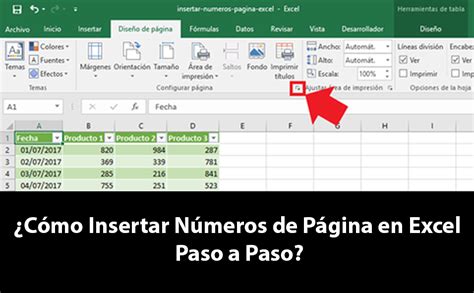 C Mo Insertar N Meros De P Gina En Excel Paso A Paso