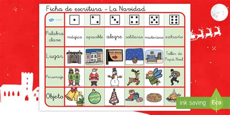 Ficha De Escritura La Navidad Teacher Made Twinkl