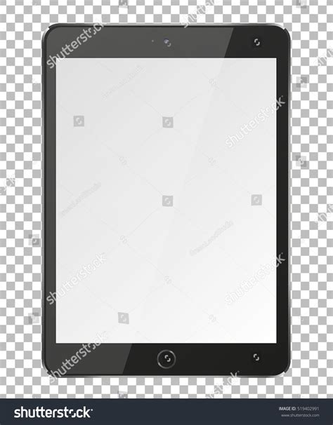 Realistic Tablet Pc Computer Blank Screen Stock Vector Royalty Free