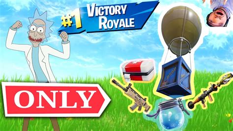 The Supply Drop Only Challenge In Fortnite Youtube