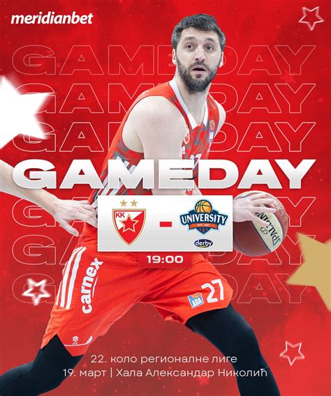 Kk Crvena Zvezda Meridianbet On Twitter Gameday Kolo Aba