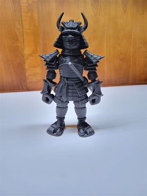 Flexi Samurai By Flexifactory Desk Fidget Toy 3D Printed Articulated