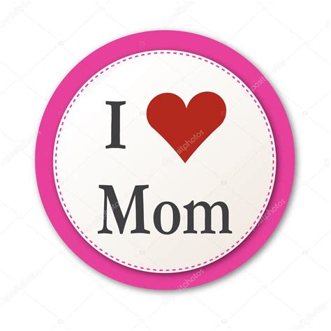 I love Mom. Pink — Stock Vector © Kristina2211 #10624049
