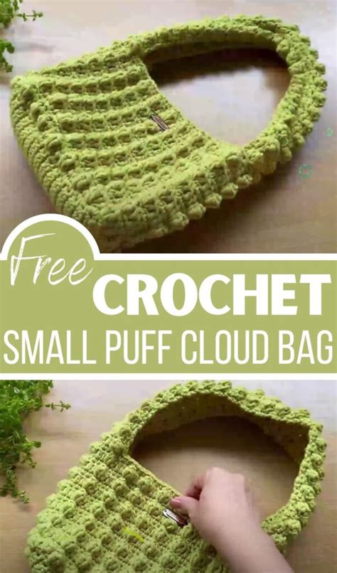 Free Crochet Bag Patterns With Puff Stitch For All Skill Levels Red