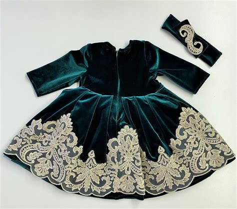 Christmas Dress Green Christmas Dress 1st Christmas Dress Etsy