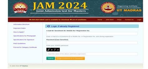 Iit Jam Admit Card 2024 Out Direct Link How To Download Jam Hall