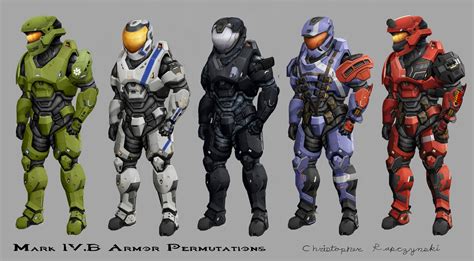 Christopher Rapczynski Halo Mkivb Armor Concept Art