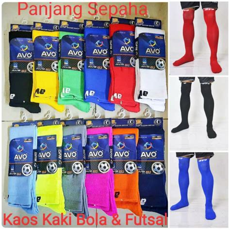 Jual Kaos Kaki Sepak Bola Futsal Panjang Di Atas Lutut Avs Avo Nylon R1