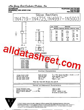 N Datasheet Pdf New Jersey Semi Conductor Products Inc