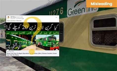 Pakistan Railways To Restore Green Line Train In January 2023