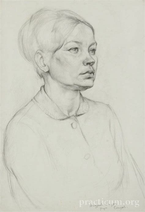 Repin Academy Portrait Drawing Beautiful Pencil Drawings Figure