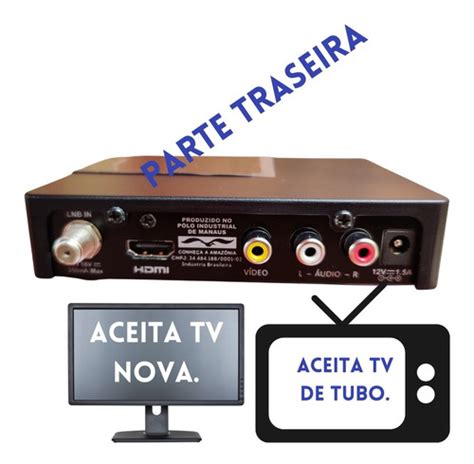 Receptor Full Hd Satmax 5 Elsys Ku Para A Nova Parabólica Frete grátis