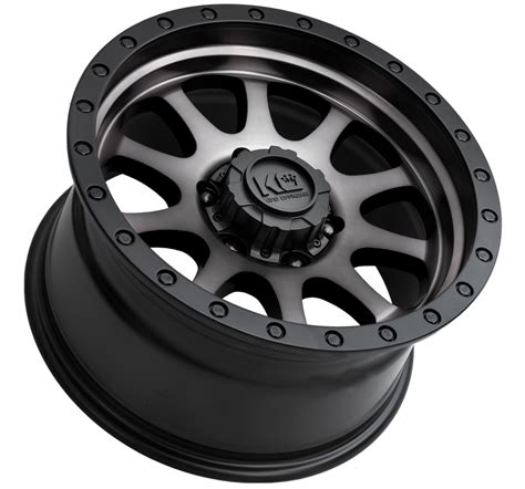 King Wheels Hurricane Black Satin Rebel Wheels