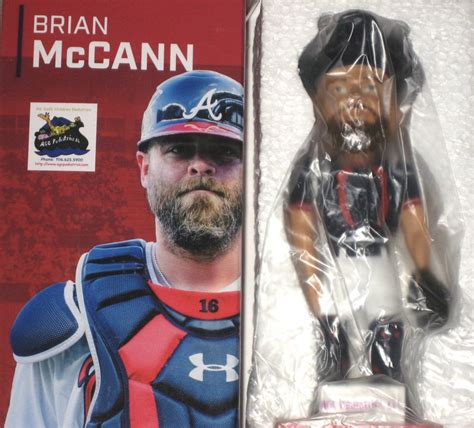 rome braves brian mccann  bobblehead sga   box big dawg
