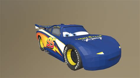 Lightyear Lightning Mcqueen Cars On Pc D Model By Bridget Goins