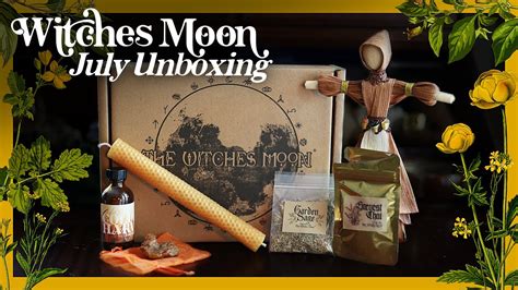 The Witches Moon July Unboxing Youtube