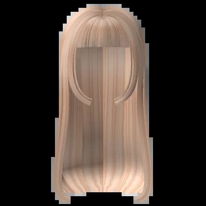 Blonde Straight Hime Cut Roblox
