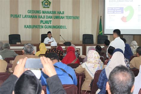 Kemenag Gunungkidul Adakan Konfirmasi Jemaah Haji Kuota Cadangan H