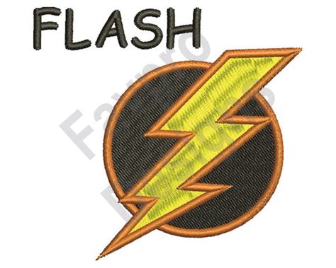 Lightning Bolt Machine Embroidery Design Etsy