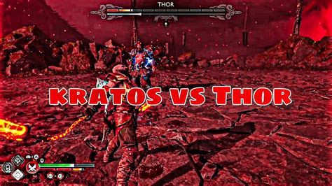 Kratos Vs Thor Final Boss Fight Epic Battle In God Of War Ragnarok