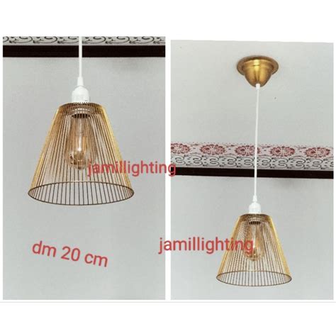 Jual Lampu Gantung Hias Rumah Cafe Resto Minimalis Shopee Indonesia