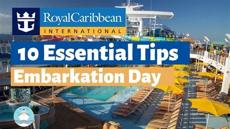 Royal Caribbean Cruise Tips For Embarkation Day In Youtube