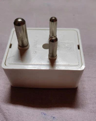 White Plastic Pin A Plug Top For Electrical Fitting At Rs Piece