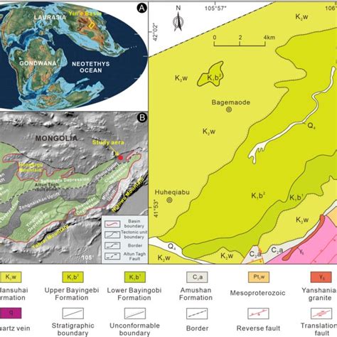 A Paleogeographic Map Of Aptain Stage Ma Of Early Cretaceous