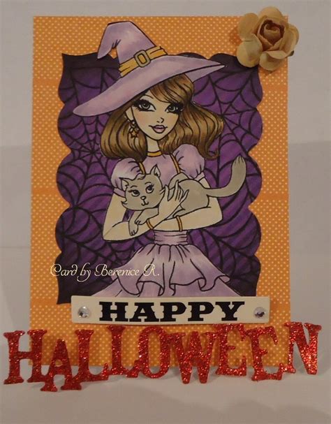 Witch Digital Stamp Etsy